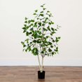 thumbnail image 3 of Nearly Natural Potted Artificial Birch Tree - 4' - Green, 3 of 6