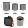 thumbnail image 2 of Vasos de agua de titanio yeacher Doble pared 120ml 180ml 300ml, 2 of 8