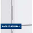 thumbnail image 5 of GE Appliances Top Freezer Freestanding Refrigerator, White, 5 of 5