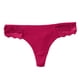 thumbnail image 4 of Gibobby Calzones de encaje para mujer Ropa interior Mujer Sexy Cintura Algodón Ropa interior Encaje Tanga de mujer(Rojo,M), 4 of 5