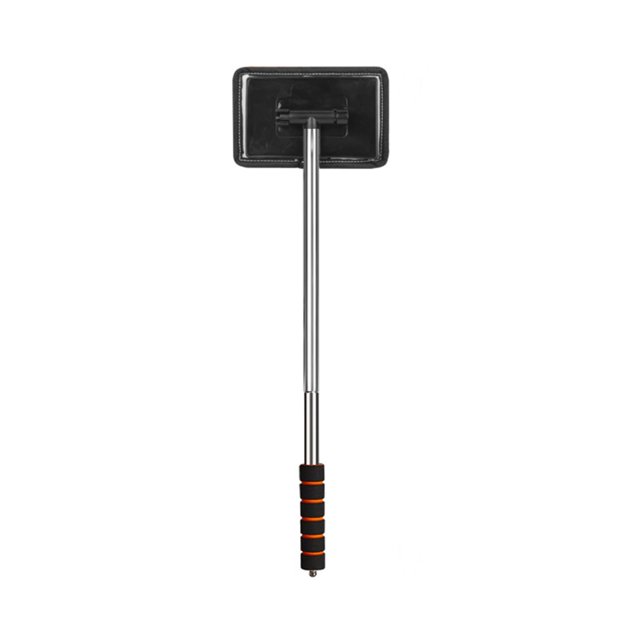 Liquidation! Outil de Nettoyage de Vitres de Voiture Brosse de Lavage de Vitres de Voiture Outil de Nettoyage de Vitres avec Manche Extensible et Tampon en Microfibre Réutilisable Kit de Vitres de Voiture Amovible Outils de Nettoyage de Voiture Taille Unique Noir