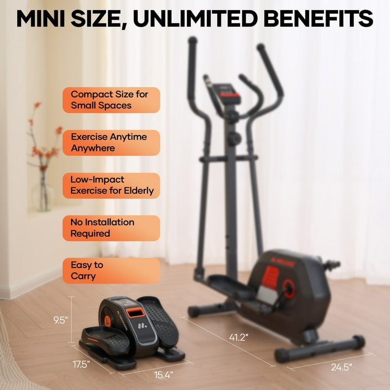 Pedal Exerciser Maxkare Magnetic Elliptical Trainer Elliptical