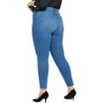 thumbnail image 2 of NYDJ Womens Plus Ami High-Rise Medium Wash Skinny Jeans, 2 of 2