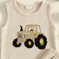 thumbnail image 5 of Baby Boys Outfits 2Pcs Summer Clothes Sleeveless Car Embroidery Tank Top Elastic Waist Shorts Set Kaprioy Baby Boy Outfits 9 12 18 24 Months 2T 3T Toddler Baby Boy Clothes, 5 of 5