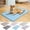 Blue, variant on Thickened Pet Cooling Mat - Ice Silk Cooling Pad for Dogs & Cats, Non-Slip Washable Foldable for Indoor Outdoor, Crate, Sofa & Travel, 23.6x35.4"