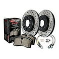 thumbnail image 2 of Stoptech  Front Sport Axle Pack Drilled & Slotted Brake Rotor for 2007-2011 Lexus GS350 Base, 2 of 2