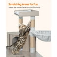 thumbnail image 6 of Cat Litter Box Enclosure with Cat Tree, 4-in-1 Modern Cat House CB81005B, 6 of 7