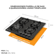 thumbnail image 4 of FLINE | Combo parrilla de gas y campana extractora 60 cm | Pared Touch | Negra | OS4CO60, 4 of 5