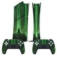 thumbnail image 2 of Skin Sticker for PS5 Slim Standard PS5 Pro Disc Digital Edition Console and Controllers Decals for Playstation 5 (Green Timeline ,PS5 Pro Standard), 2 of 5