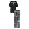 "Oakland Raiders NFL ""Game Time"" Mens T-shirt & Flannel Pajama Sleep Set"