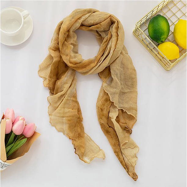 Bufandas de estilo étnico para mujer, corbata y bufanda de lino, chal de lino para primavera y verano, bufanda fina, protección para el cuello, bufanda versátil, bufanda para mujer