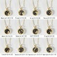 thumbnail image 3 of Qarigey Constelación 12 COLLAR COLGANTE signos regalo de moda cadena joyería encanto gargantilla señora blanca hombre encantador regalo Ropa, zapatos y accesorios Miscelánea Negro Virgo Qarigey AP015435-16, 3 of 6