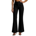 thumbnail image 2 of Resicozy Womens High Waisted Wide Leg Flare Dress Pants with Pockets Business Casual Slacks for Office and Work Trousers 2026 Black S, 2 of 8