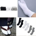 thumbnail image 2 of Kiibsot 3 Pairs Unisex Casual Japan Tabi Socks, Split 2 Toe Sandals Ninja Slipper Socks, 2 of 6