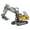 A, variant on RC Excavator for Adults, Fully Functional 18 Channel Remote Control Toy Truck Construction Vehicle, Best Birthday for Kids 3 5 8 9 10+, Metal Shovel Construction Vehicles with Light Sound