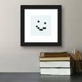 thumbnail image 4 of Gallery Pops Minecraft: Iconic Pixels - Mobs - Snow Golem Wall Art, Black Framed Version, 12" x 12", 4 of 5