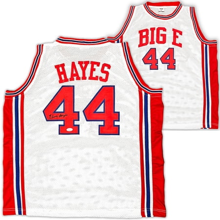 Houston Rockets Elvin Hayes Autographed White Jersey JSA 215703