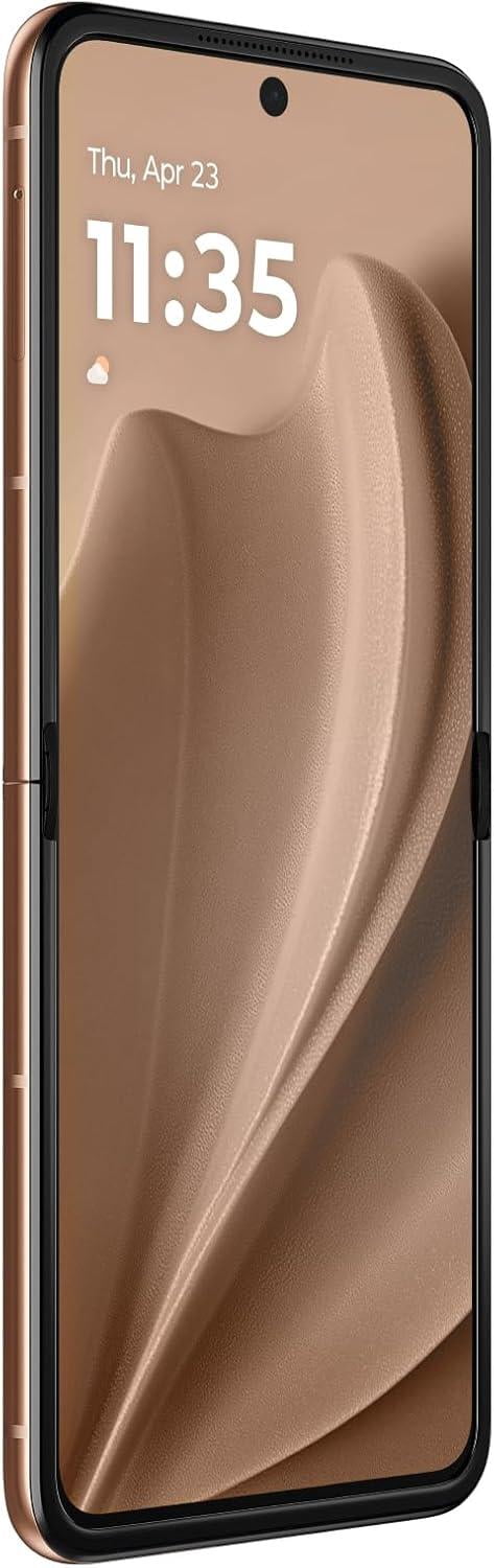 Motorola Razr+ 2025 | Unlocked | Made for US 12/256GB | 50MP Camera | Pantone Mocha Mousse