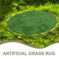 thumbnail image 3 of Phenofice Artificial Turf Grass Table Mat Decoration Round Greenery for Friends 1Set, 3 of 8
