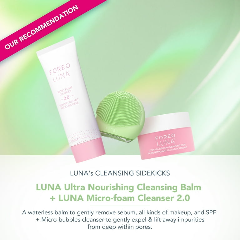 FOREO, Facial Cleansing Brush, Luna 4 Go, Pistachio - Walmart.com