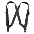 thumbnail image 2 of Lovskoo Classic X Back Suspenders Mens Adjustable for Pants 4 Clip Design 1.5 Inch Elastic Straps Solid Color Wedding Office, 2 of 2