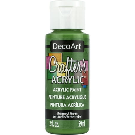 UPC: 0766218005878 | DecoArt Crafter s Acrylic Paint  2 oz.  Shamrock Green