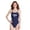 Navy, variant on Lifeguard Women's Lycra Elastic Comfort Strap Red Lifeguard One-Piece Swimsuit, Size 28