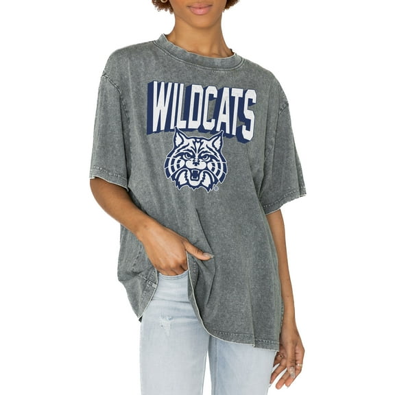 Women's Gameday Couture Gray Arizona Wildcats Solid Defense Oversized T-Shirt