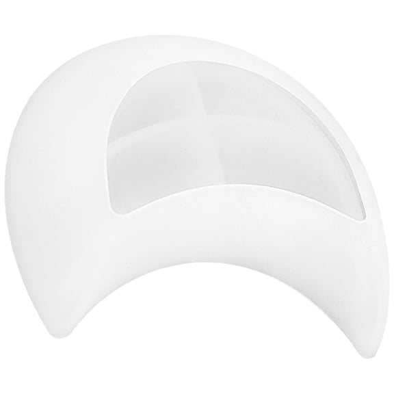 LABSERRON 1Pcs Diy Crafts Moon Shaped Tray for Resin Casting Easy to Clean White Silicone Christmas