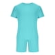 thumbnail image 2 of Conjunto de Pantalones de Dos Piezas de Color Sólido Casual de Manga Corta de los Hombres Camiseta Y Pantalones de Playa con Bolsillos Verano, 2 of 5