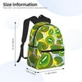 thumbnail image 4 of Fotbe Watercolor Kiwi Fruits Summer Lightweight Casual Laptop Backpack for Men and Women, Daily use Waterproof backpack, Backpack for College, 4 of 8