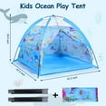 thumbnail image 2 of Super Joy Ocean World Play Tent for Boys Kids Camping Toys Shark Tent Birthday Gift Indoor Outdoor Camping Toys, 2 of 7