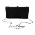 thumbnail image 4 of Bolso de noche Strade Fareast Limited Con diamantes de imitación negro, 4 of 8