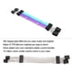 thumbnail image 4 of Cable RGB GPU, Cable De Extensión De Alimentación De Silicona TPE 2x8PIN ARGB GPU Para Carcasas De PC, 4 of 7