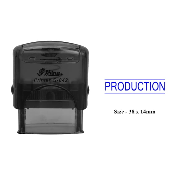 eloria Posted Text Self Inking Rubber Stamp Business Custom Stamp Office Stationery