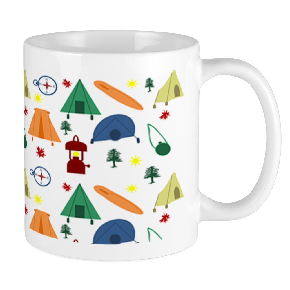 CafePress Camping Outdoors Mugs Unique Coffee Mug, Coffee Cup