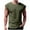 Army Green, variant on Men's Workout Cut Off Shirt Athletic Gym Running Cap Sleeve Muscle Tees Fitness Bodybuilding Breathable T Shirts