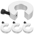 thumbnail image 2 of KAKOWELY linear motion guides 4PCS Linear Rail Limit Fixing Rings Linear Rail Stop Collars Block Stopper Aluminum Alloy Shaft Limit Fixing Rings Parts Tool for 20mm Motion Shaft Guide, 2 of 5