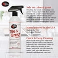 thumbnail image 3 of Natural Tile and Grout Cleaner, Removes Stains, Dirt, Oil Stains, and Soap Scum, Heavy Duty Non-Scrubbing Tile Cleaner, Natural Formula, 1 Pack, 3 of 4