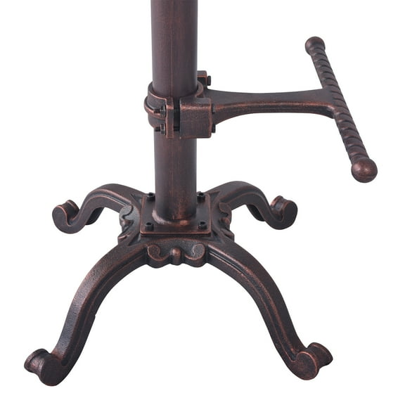 Jax Industrial Adjustable Tractor Barstool in Industrial Copper