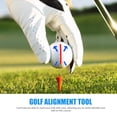 thumbnail image 4 of Miangastore ABS Blue Alignment Tool 7Pcs For Professional Golfers At Practice Range, 4 of 8