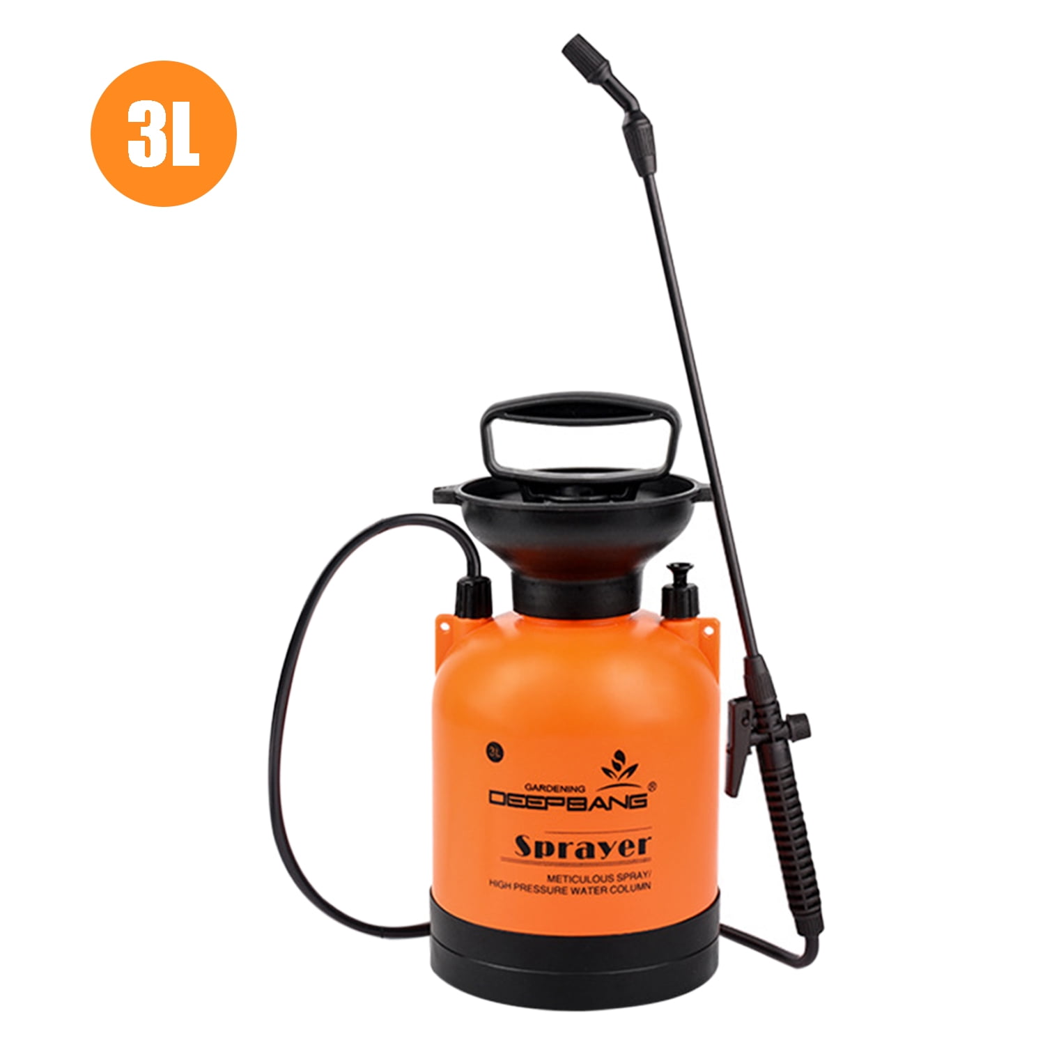 3L Garden Pump Sprayer with Wand Handheld Water Sprayers Plant Water