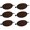 Brown, variant on Hair Pin Accessory Bohemian Hair Pin - 6 Pack - Mix Set B