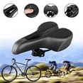 thumbnail image 3 of Sillín de bicicleta de montaña simple Cojín de asiento de bicicleta práctico Cojín de asiento de conducción cómodo para exterior (negro), 3 of 6