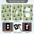 thumbnail image 3 of Light Switch Cover Switch Plate Outlet Cover Plug Cover for Electrical Toggle Switch Cute Frogs on Lily Pads, 3 of 6