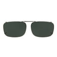 thumbnail image 2 of Solar Shield Dioptics Unisex Rectangle Fashion Sunglasses Gunmetal, 2 of 5
