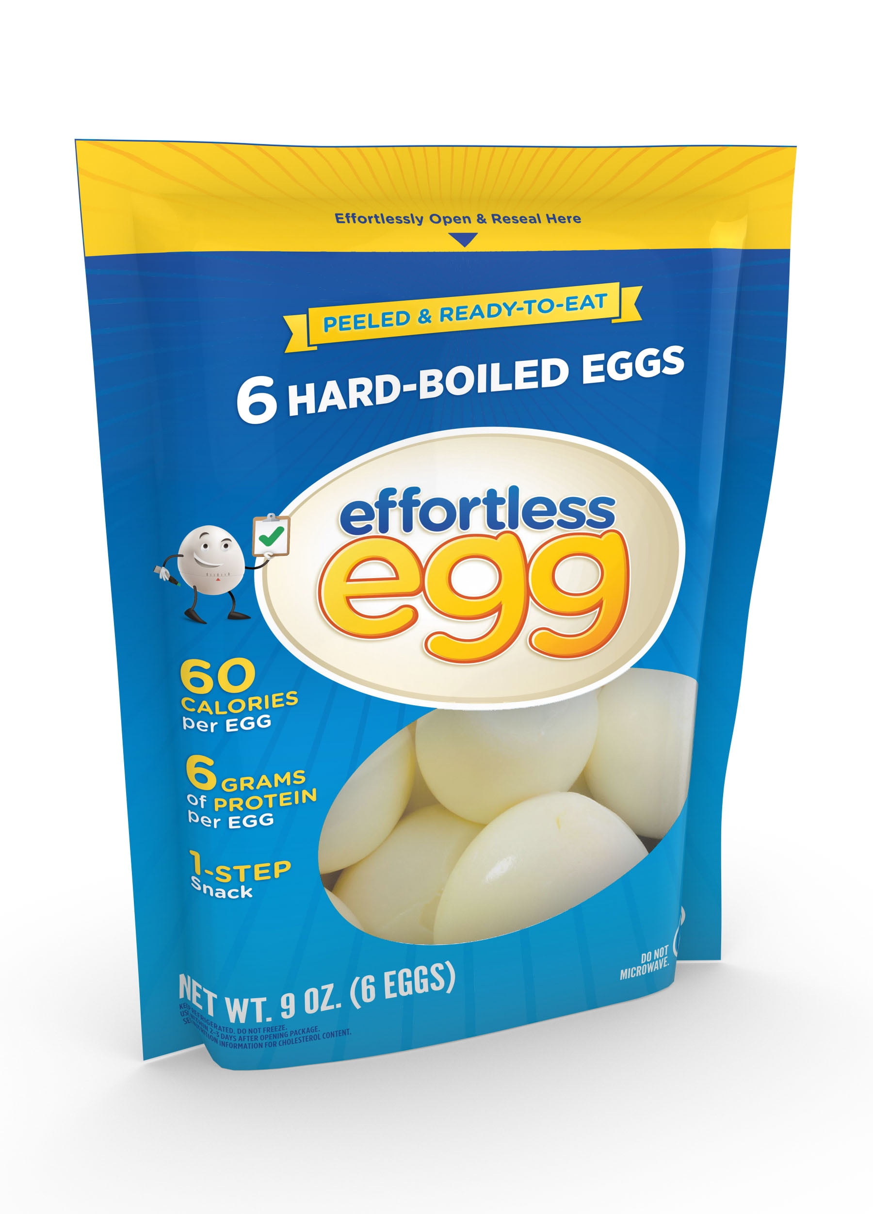 Effortless Egg 6 HardBoiled Eggs, 9 Oz.