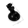 thumbnail image 2 of HEANUJJ 2Pcs Dash Cam Suction Mount Black Plastic 360 Degree Rotation For Driving, 2 of 8