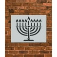 thumbnail image 2 of Menorah 9 Candles Stencil, 2 of 2
