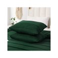 thumbnail image 4 of Homehours Size Dark Green Pleated Comforter Set with Extra 2 Peices Pillowcases 20''x26'', 4 of 5